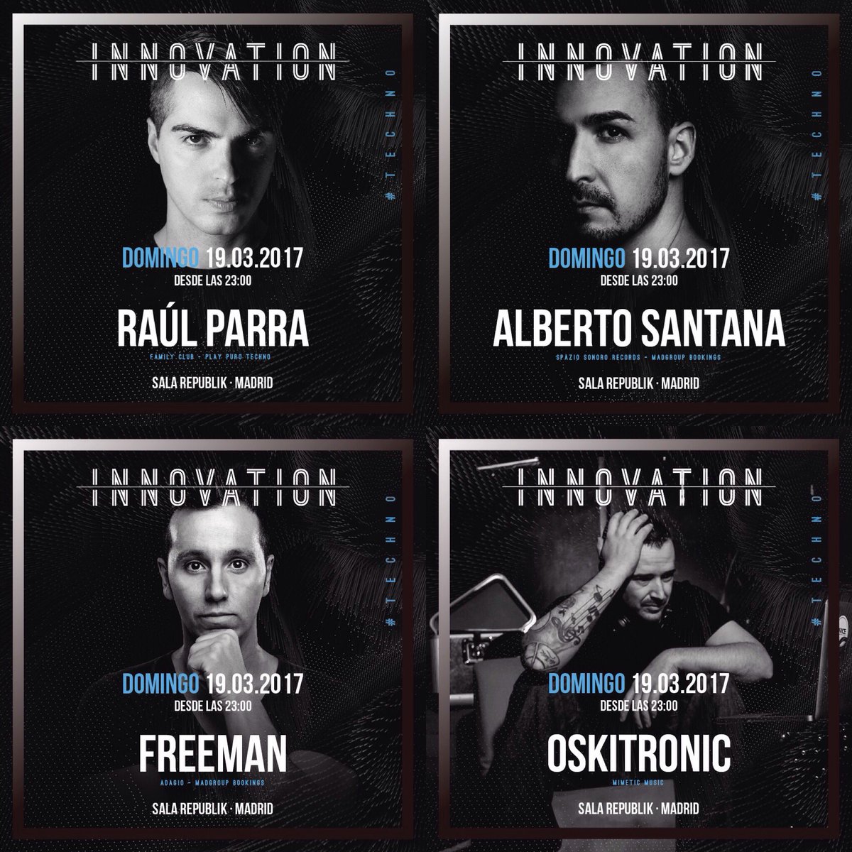 #innovation #techno #Madrid <a href="/SalaRepublik/">sala republikd</a> <a href="/albertsantanadj/">Alberto Santana</a> <a href="/raulparratechno/">RAUL PARRA</a> <a href="/Oskitronic_olic/">olic sound collectiv</a> <a href="/madgroupspain/">MadGroup</a>