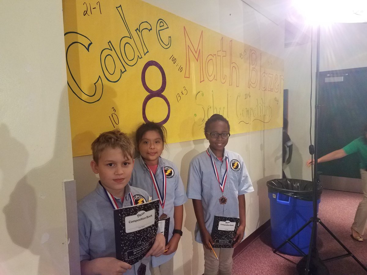 Fourth graders from LFE that competed in the Cadre 8 Math Blazers Competition. Great job!!