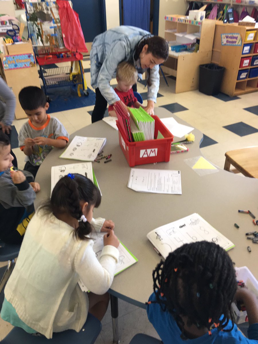 Recognizing our friends names and counting by twos today <a href="/FairviewPanther/">Fairview Elementary</a> state preschool!