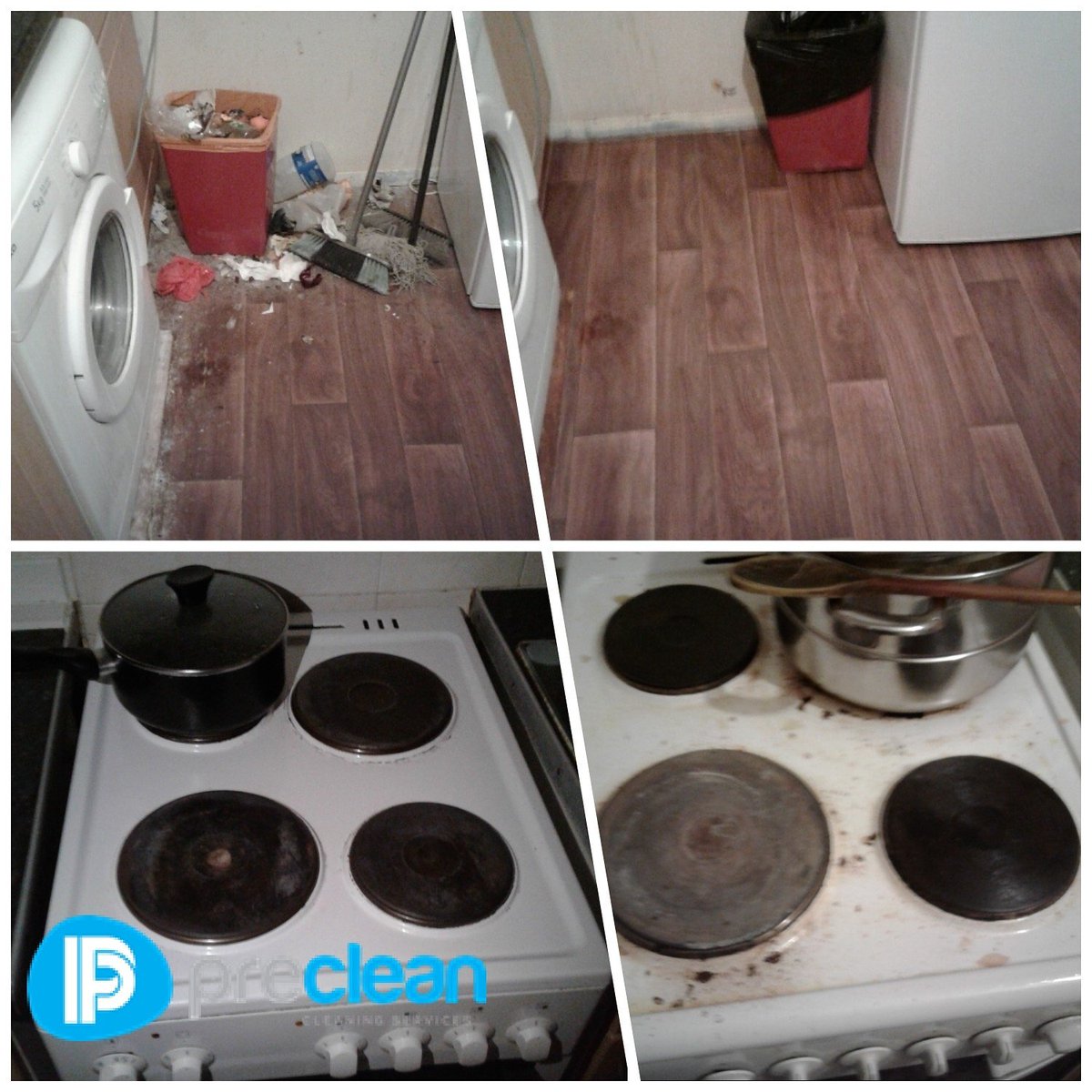 Pictures of before and after a routine cleaning by Preclean #cleaningservice #cleaningcompany #newwebsitecomingsoon #wemeanclean