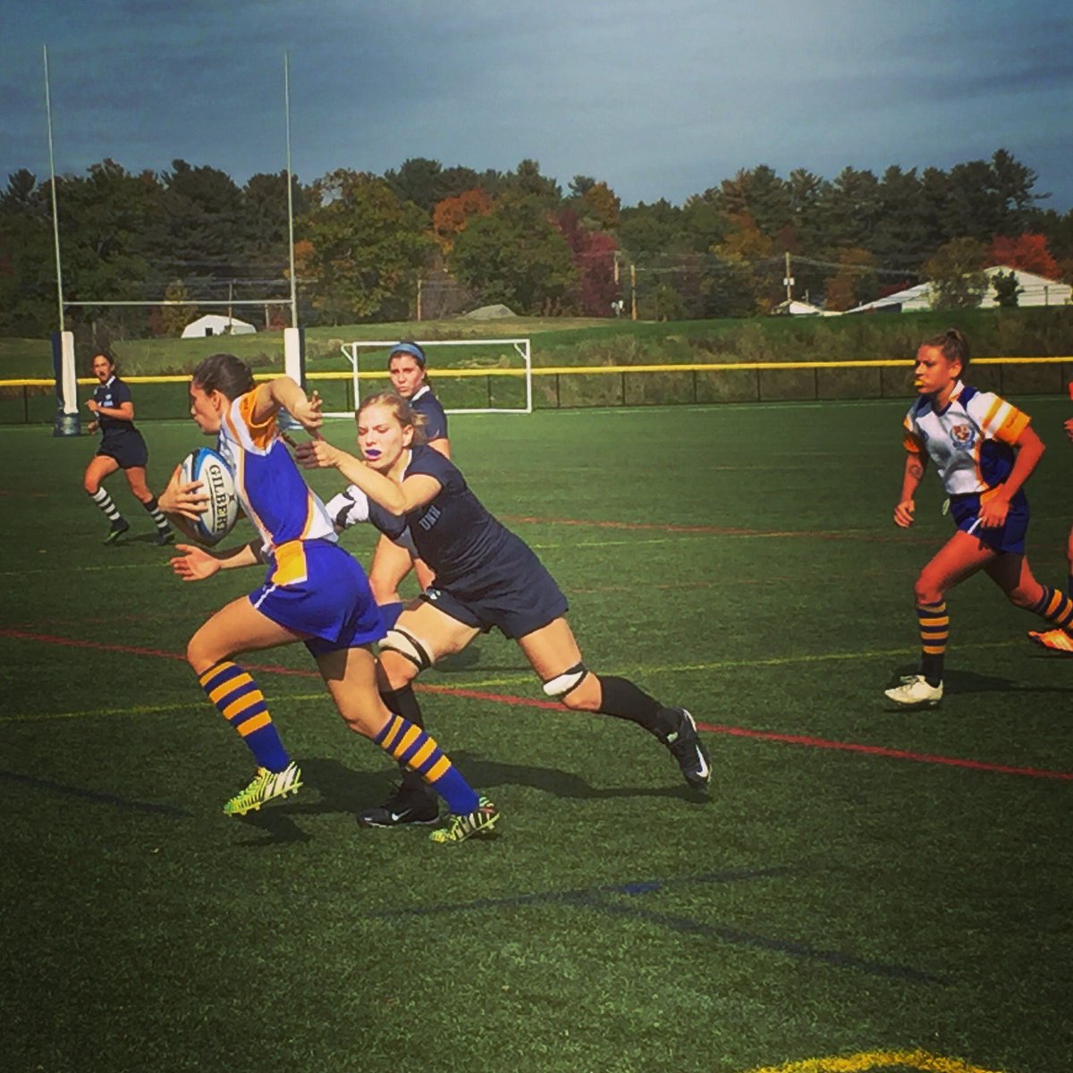 #takeofftuesday our own teammate able to dash to the try line, nothing stopping her!