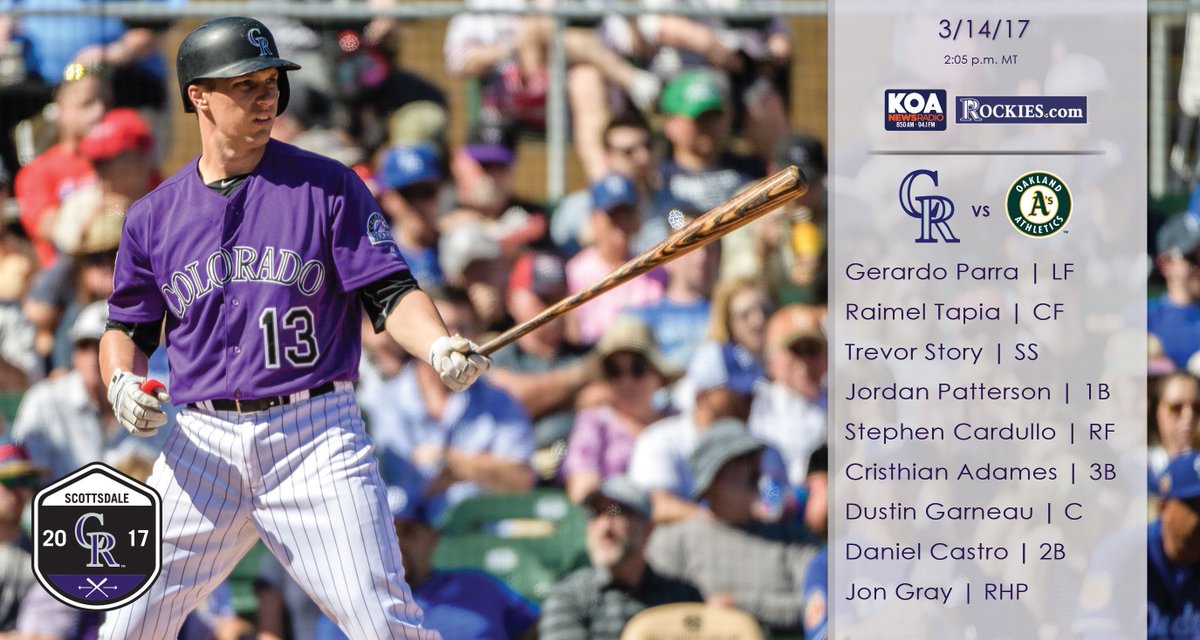 Here's how we'll take the field in "Oakland" today.  #RoxSpring 📄🌵⚾️ https://t.co/czs0gjxT7t
