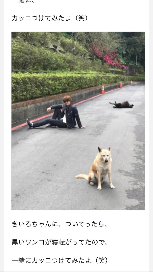 宮野真守のセンス絶妙すぎるｗｗｗ犬と一緒可愛すぎるｗｗｗ