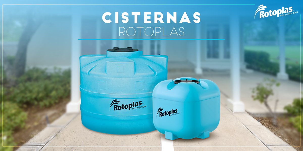 Las Cisternas Rotoplas te ayudan a almacenar agua en grandes cantidades para que puedas utilizarla cuando lo requieras.