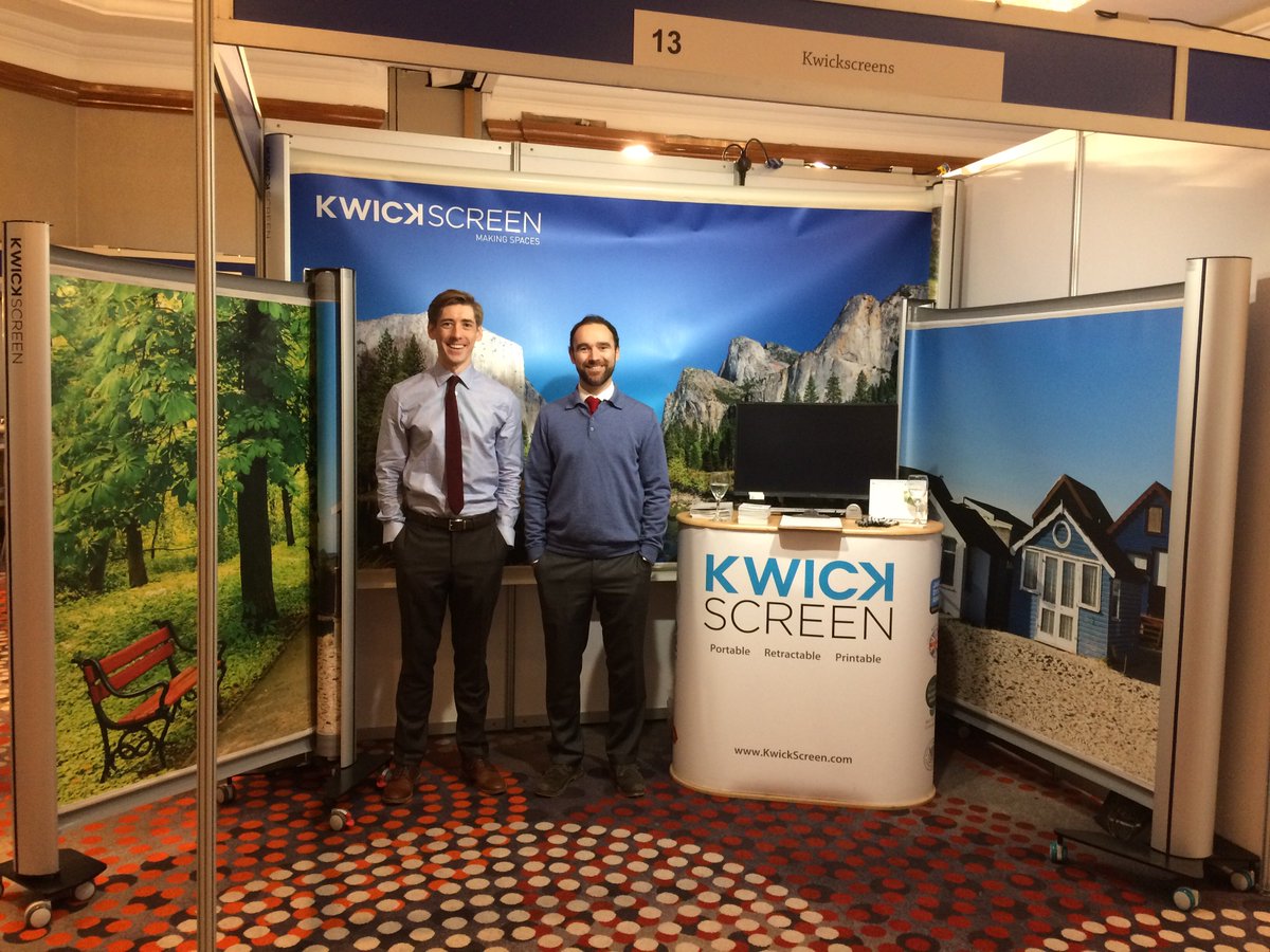 KwickScreen's tweet photo. So exciting to be at #CNOSUMMIT !! Please come to see us at stand 13! #KwickScreen https://t.co/to90d76ovv