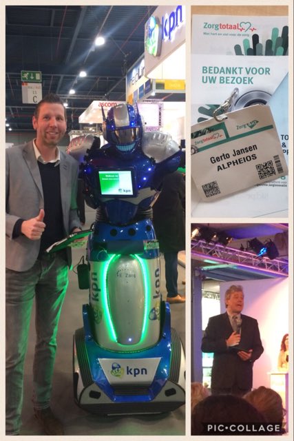 GertoJansen's tweet photo. Interessante dag @ #zorgtotaal beurs 2017! @Zorgtotaal17 #alpheios https://t.co/w6FRBiqPhe
