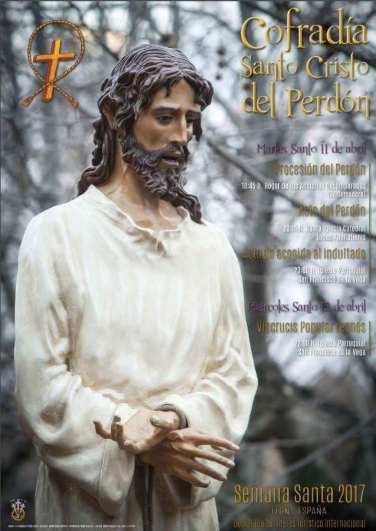 SCPerdonLeon's tweet photo. Este es el cartel de nuestra cofradía para la próxima y cercana semana santa. https://t.co/Ba62N5zygT