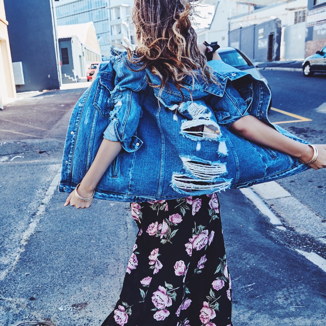 primark ripped denim jacket