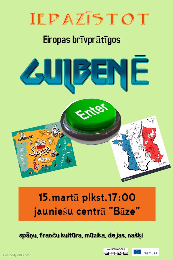 Tiekamies starpkultūru vakarā jauniešu centrā "Bāze"
