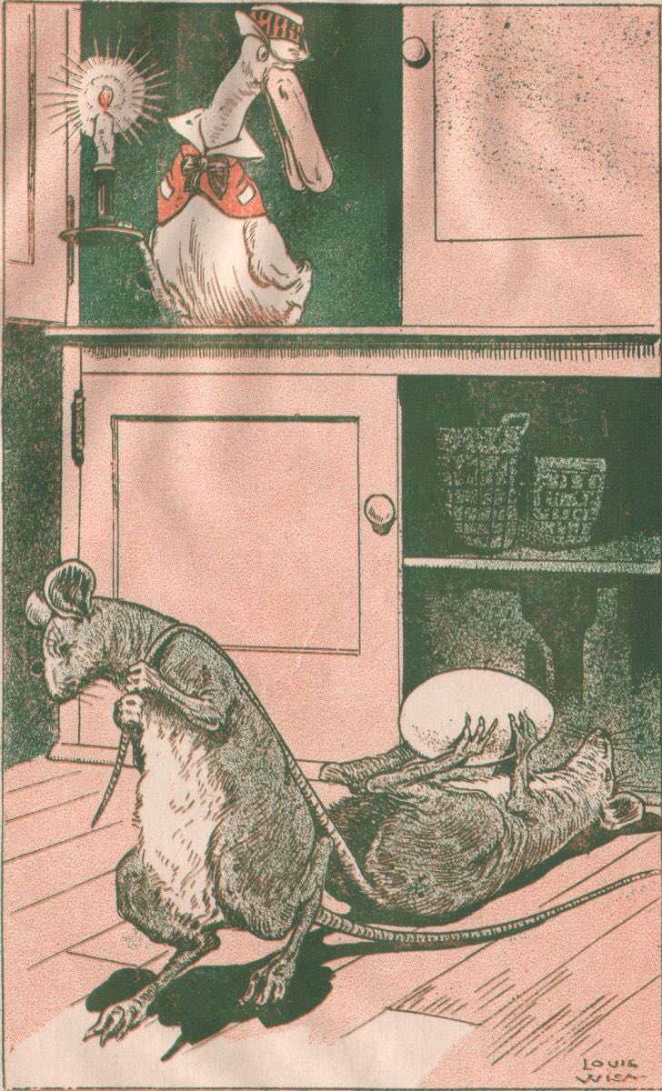 Every so often I like to look up illustrations of rats stealing eggs.