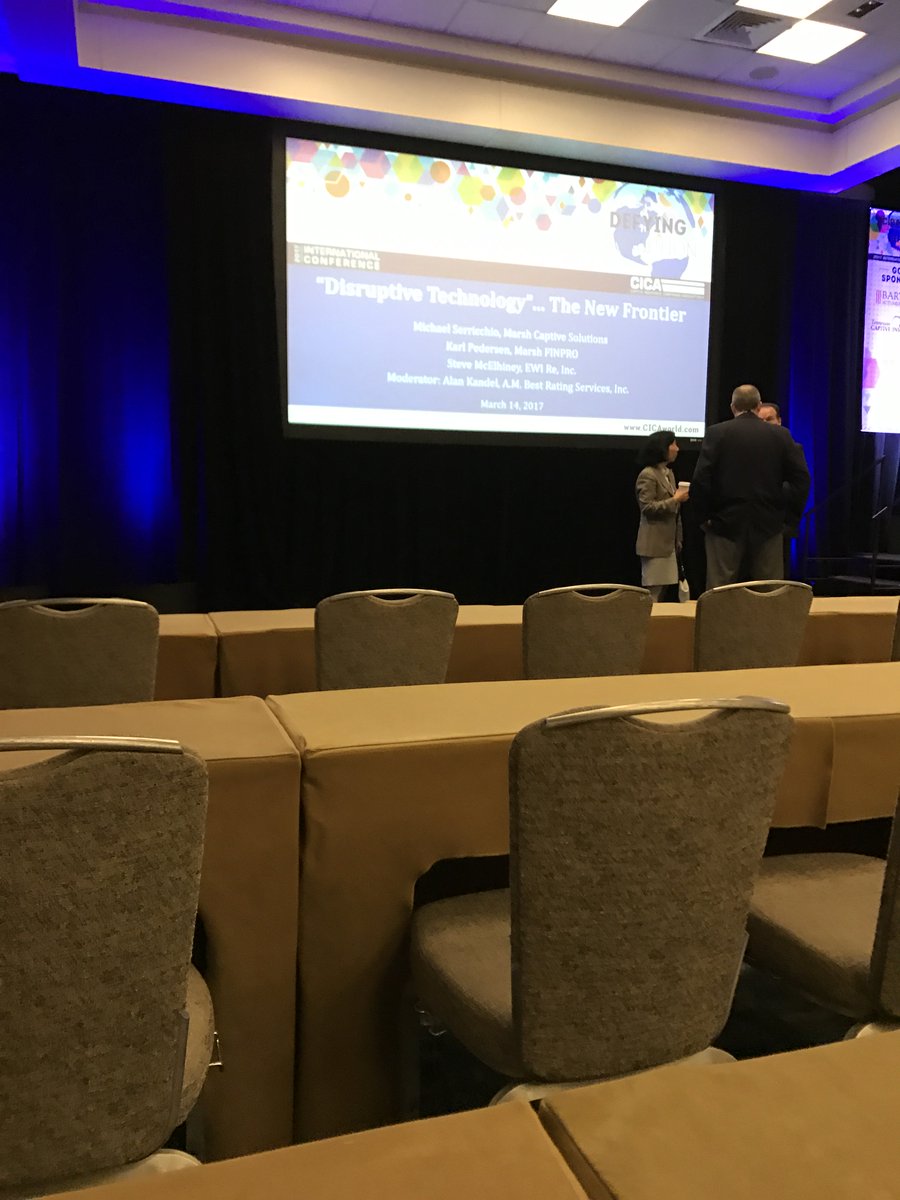 Insurium's tweet photo. Learning how #insurtech impacts the delivery needs of millennials &amp; what impact digital delivery will have on #insurance costs at #cica2017 https://t.co/wS5ZKLvY78