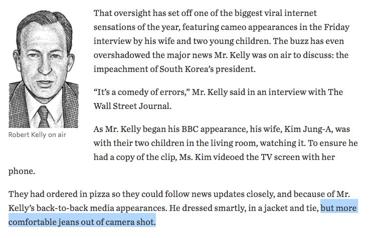 ditzkoff's tweet image. Solved for all time: BBC dad was wearing pants off screen wsj.com/articles/when-…