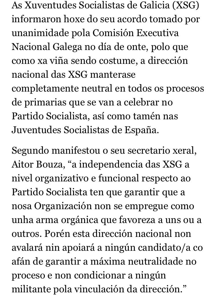 XSGalicia's tweet photo. .@AitorBouza: “Manterémonos novamente neutrais nas eleccións primarias para que voz da militancia sexa a protagonista” #PrimariasSocialistas https://t.co/dIdC8DWWQO