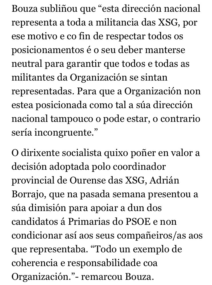 XSGalicia's tweet photo. .@AitorBouza: “Manterémonos novamente neutrais nas eleccións primarias para que voz da militancia sexa a protagonista” #PrimariasSocialistas https://t.co/dIdC8DWWQO