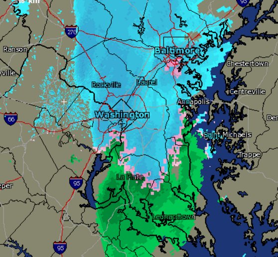 Capital Weather Gang on Twitter "Snow band has developed quickly over