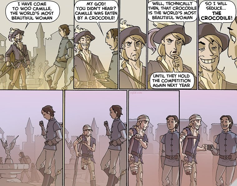 JackKavanagh's tweet photo. Sound logic 

Credit: @Oglaf 

#comictuesday https://t.co/JZVbz4LGET