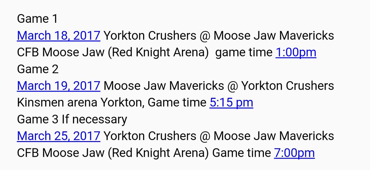 Yorkton_Hockey's tweet photo. @YorktonCrushers are off to the finals!!!
Mark your calendars.
Good luck ladies! 👏🏒 https://t.co/MV7dpOnw0o