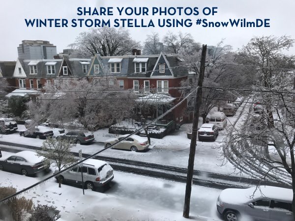 cityofwilmde's tweet image. #WilmDE sure did get its fair share of sleet and ice. Here's a view of the #CoolSpring area. Share your photos using #SnowWilmDE. #Stella