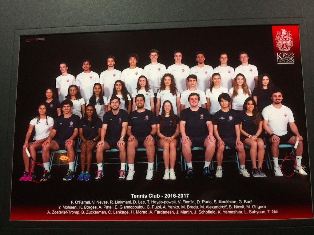 PROTIME_STASH's tweet photo. @kcltennis looking great, united in uniform! https://t.co/B3WxeW67j3