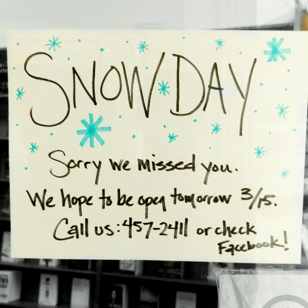 YANKEE1935's tweet photo. Closed for the day! Planning to open as usual tomorrow, but check before you head in. Stay safe (+ warm) everyone! #snowday https://t.co/JKHzj5OBMl
