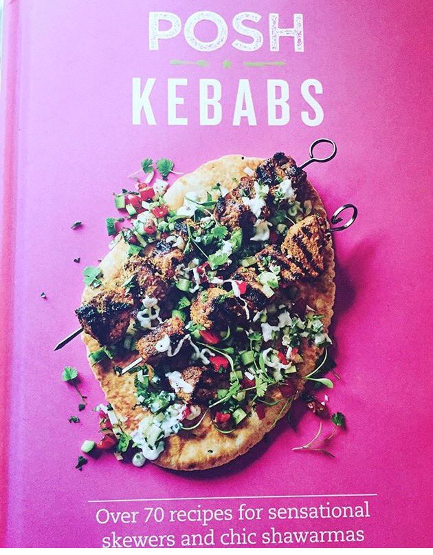 So excited to get a copy of my latest writing project #poshkebabs from <a href="/QuadrilleBooks/">Quadrille Publishing</a> Available in May. Stay tuned for kebab related posts
