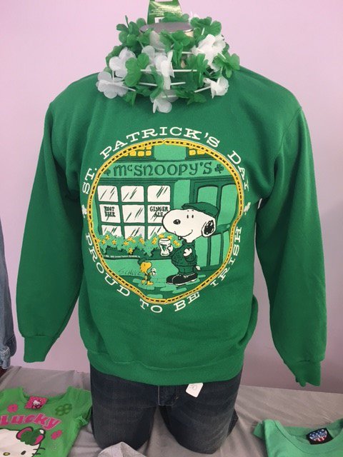 Find #StPaddysDay gear at The Clothes Shop!  Best prices in Winona!