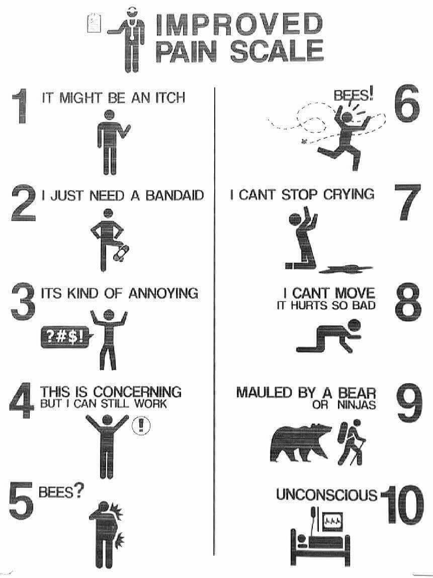 SportsMedPTPhD's tweet image. Now this is a #PainScale! @MissouriPTAssoc #dptstudent @GetPT1st