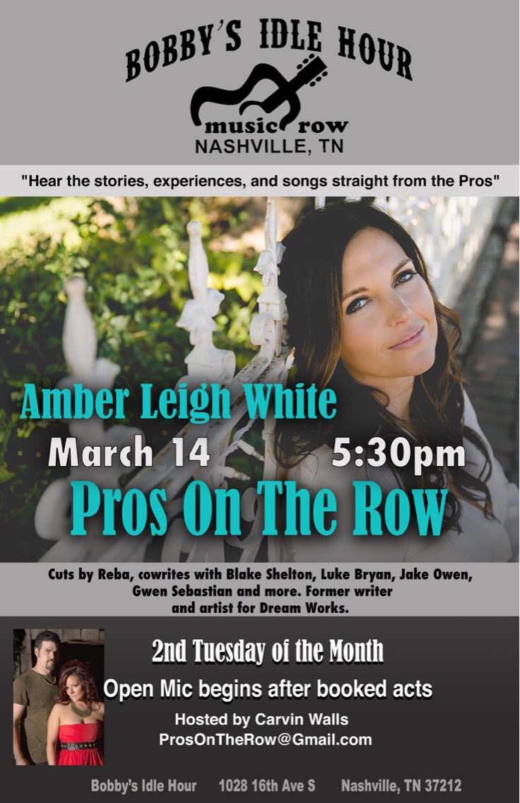 Pros_On_The_Row's tweet photo. @Pros_On_The_Row @amberleighmusic #NashvilleOpenMic #Networking https://t.co/ZD2QHnVDDf