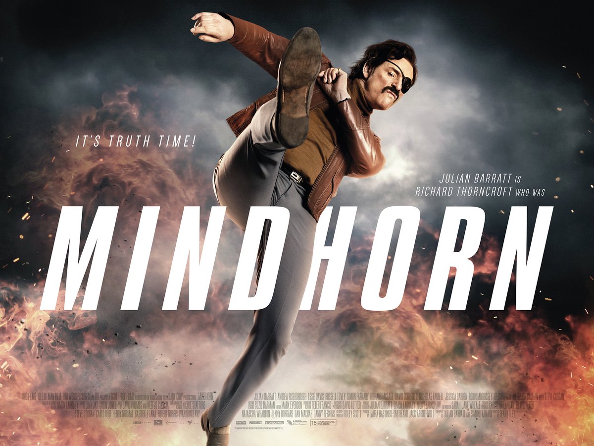 PinewoodPics's tweet photo. It's truth time! Julian Barratt stars as Mindhorn in @Mindhorn - keep an eye out for the trailer tomorrow. In cinemas on May 5th. https://t.co/OCBfMBQFp7