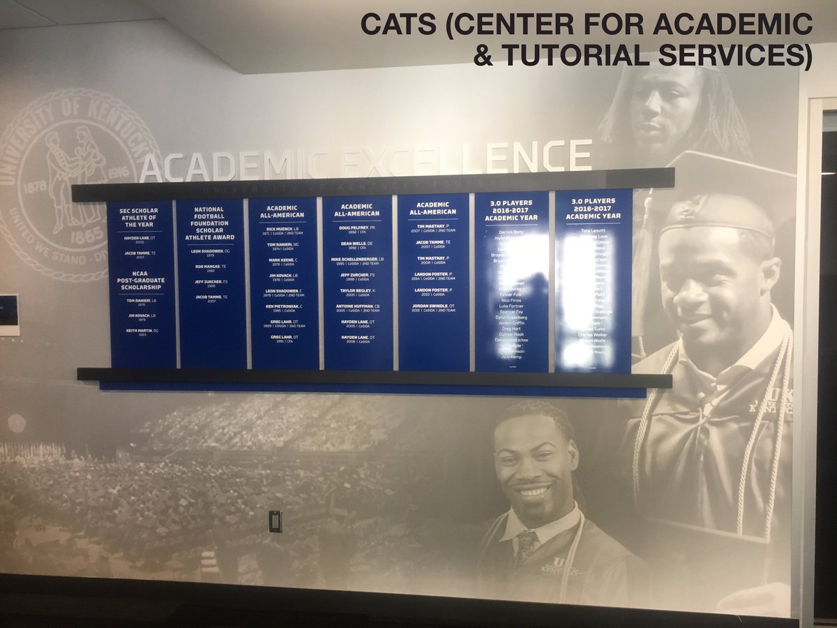 UK_KFund's tweet photo. Sneak Peak: CATS inside Joe Craft Football Training FAC. When you #InvestInBLUE you invest in academic excellence of @UKAthletics students https://t.co/xp3uZvHF5L