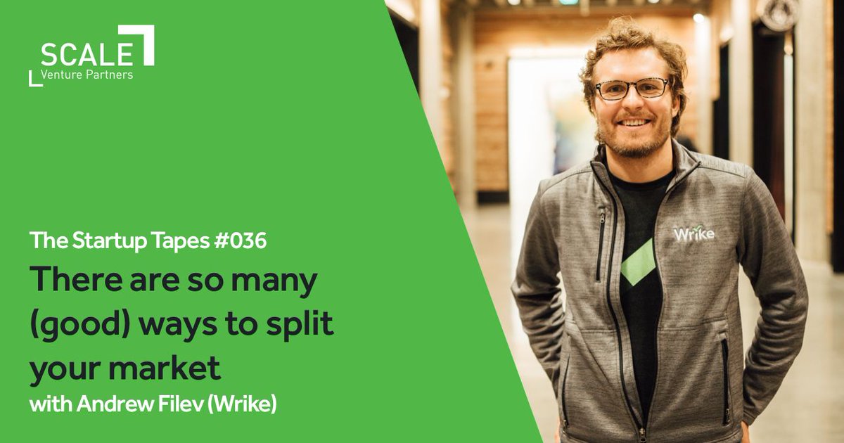 scalevp's tweet photo. 📼 There are so many (good) ways to split your market https://t.co/I0WFkzLmEt
👱🏻 @andrewsthoughts 🏢 @wrike https://t.co/r7fZUFyDOf
