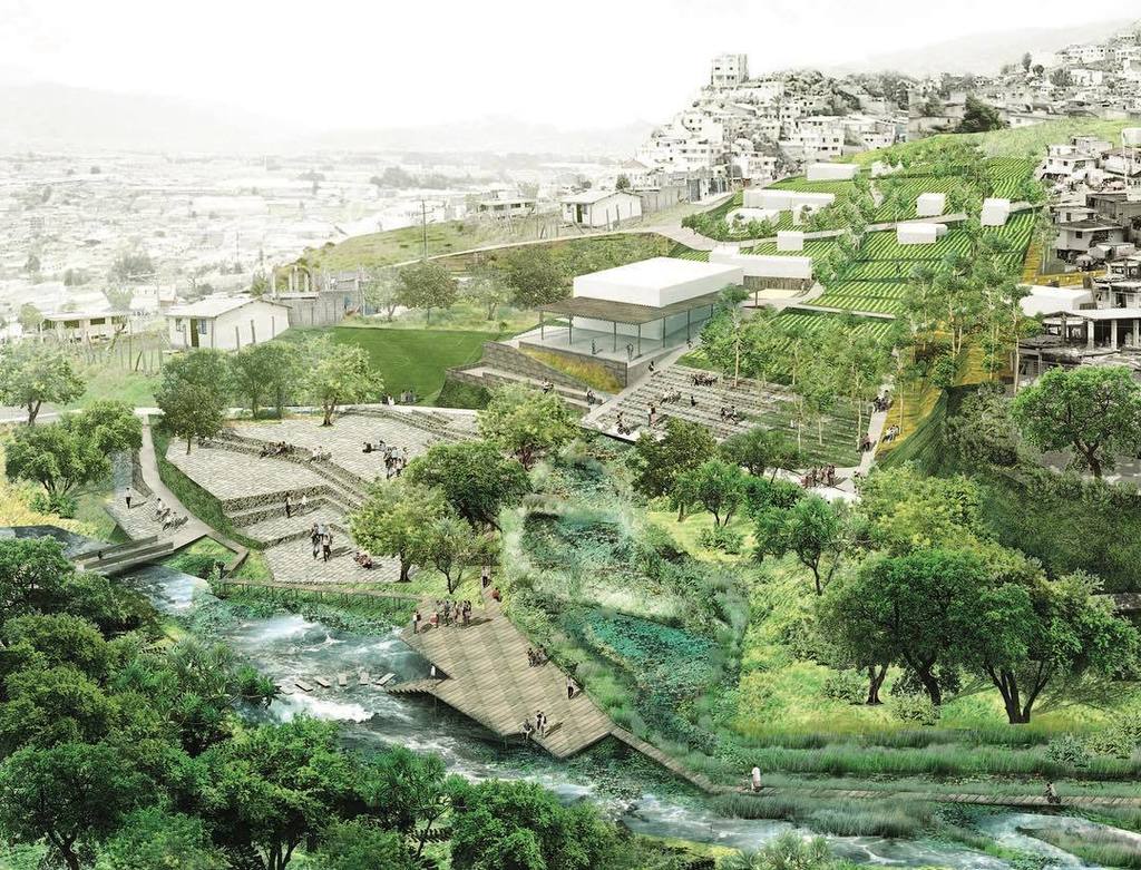 Bird's eye view for LARP 704 Urban Design Studio | Work by Lanmuzhi Yang Critic: David Gouverneur #penndesign