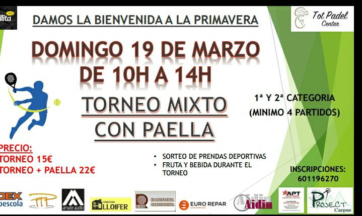 Americana Domingo día 19/3
#diadelpadre en #Totpadelcenter