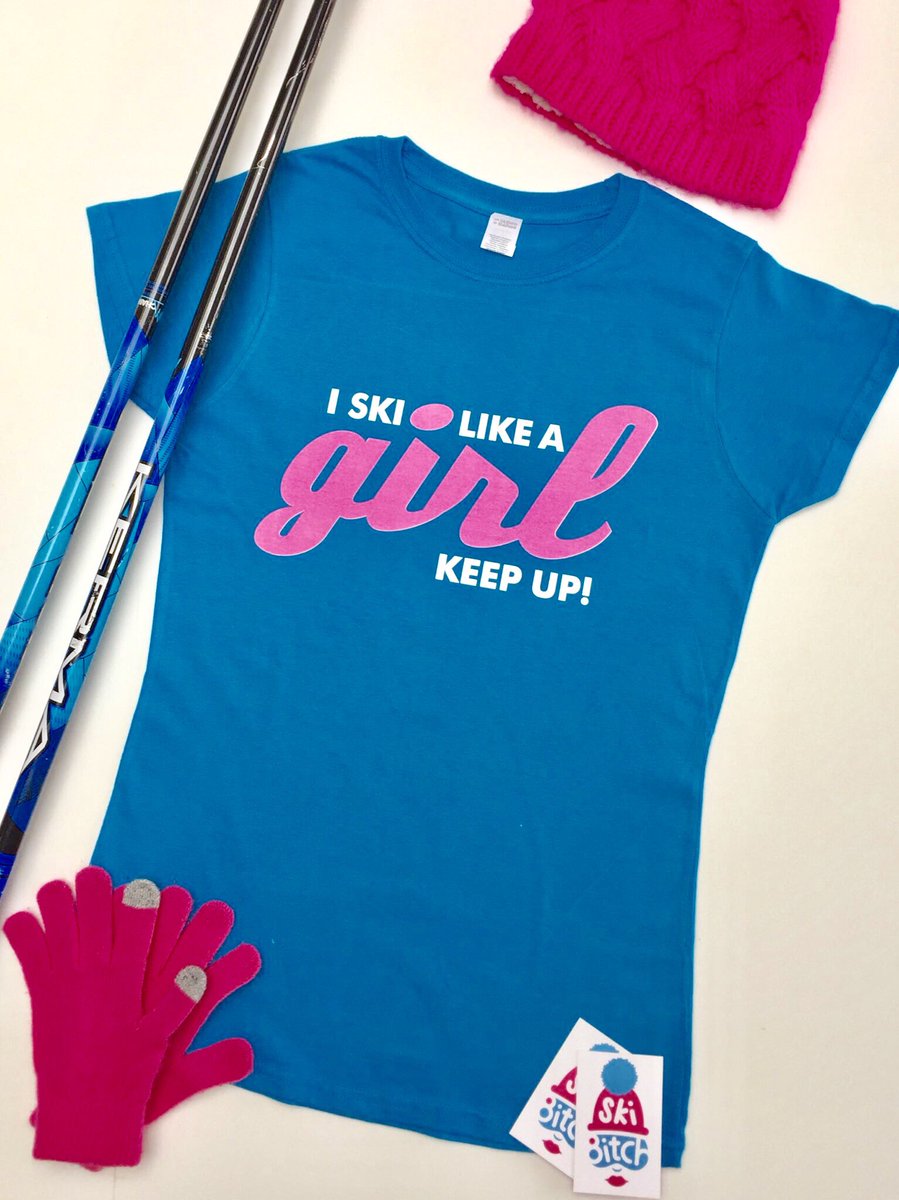 SkiBitchParty's tweet photo. T Shirts for girls who don't take life or themselves too seriously. 20% Easter discount quote luckybitch at checkout https://t.co/Pz9Id2OGcf https://t.co/tfjZnbvdzo