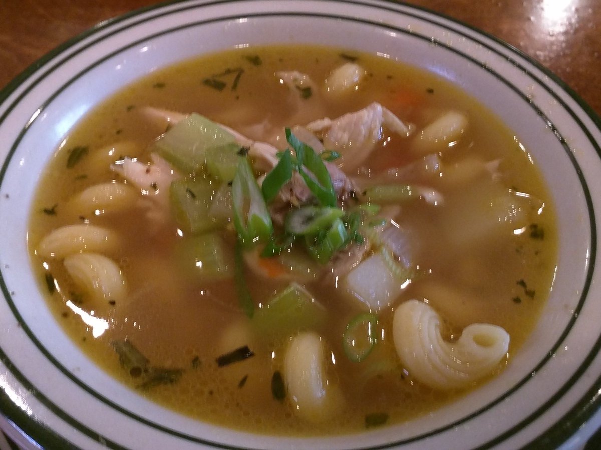 Chicken noodle soup! Tonight's spesh at the HotHouse!