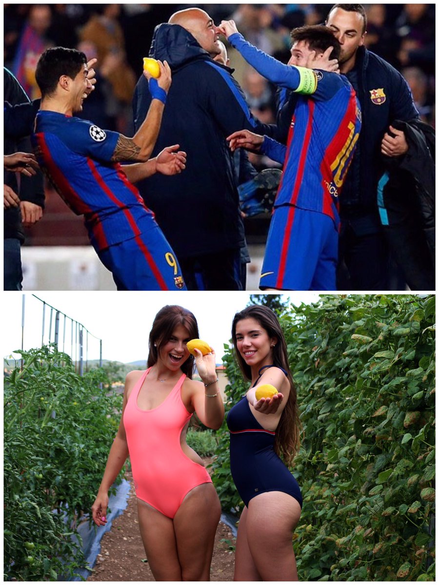 LemonsSecrets's tweet photo. Recordando la #remontada del #Barça y como pensaron en nosotras 😉 @sport @mundodeportivo https://t.co/hfL7SYwfml