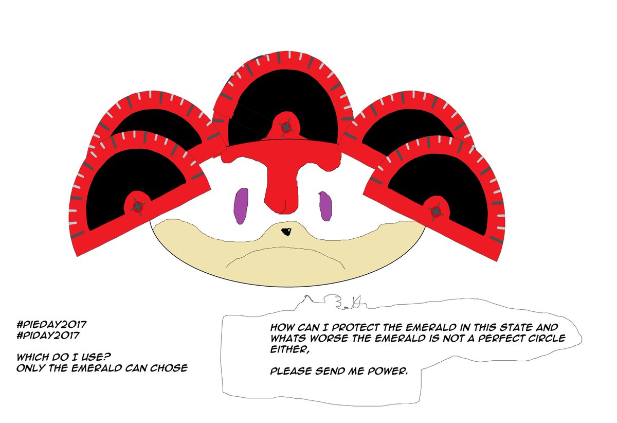 GrandAcademia's tweet photo. pi the hedgehog from #piday2014 3.14 the hedgehog in #PiDay2015, miles tails the protractor for #PiDay2016, PROTRUCKLES FOR #PieDay2017 👀👀👀👀 https://t.co/Bf1AzMXZ3a