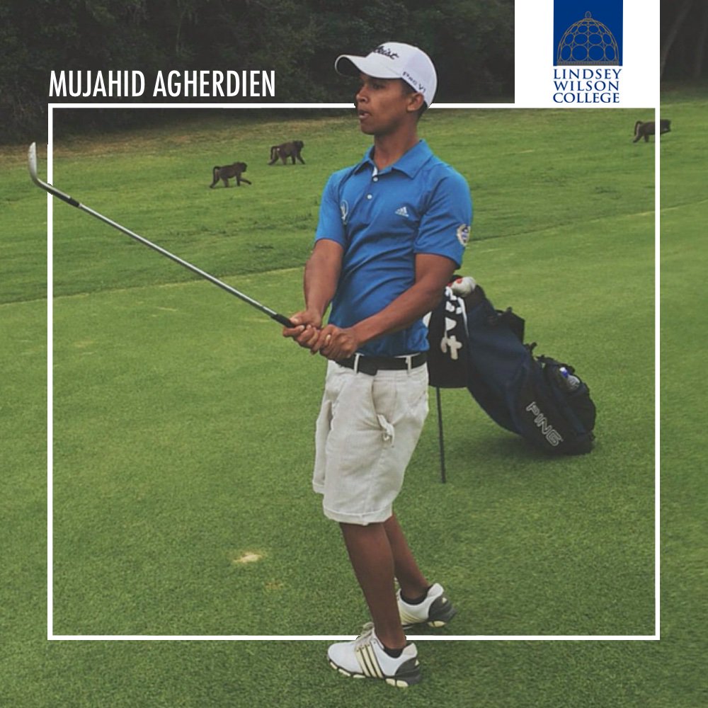 Congratulations to #golf athlete Mujahid Agherdien <a href="/MujahidCPT/">Mujahid Agherdien</a> from South Africa on his commitment to Lindsey Wilson College in Kentucky!