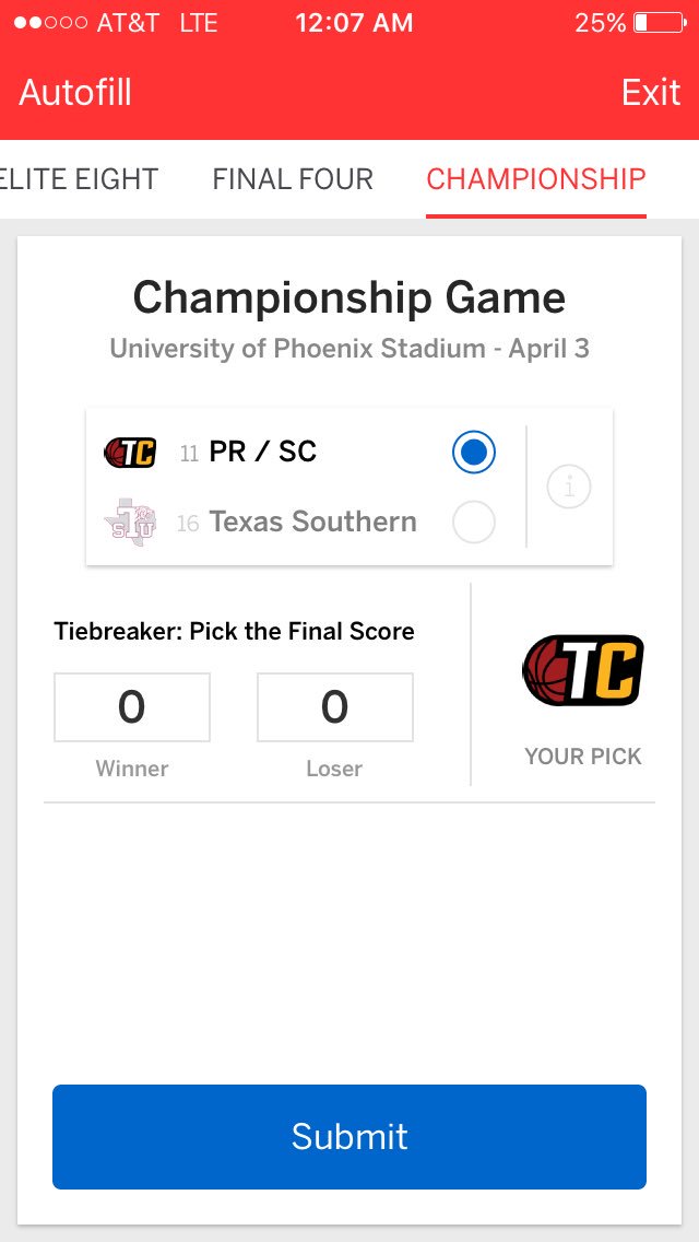 the12Seed's tweet photo. Sneak peak at @paulvicks124 bracket https://t.co/aVaGXD4HKm