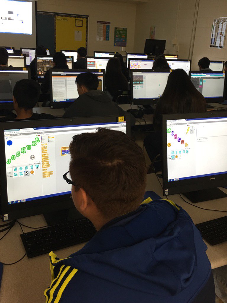 Bowman Skills for Living students participating in an HOUR of CODE(TM)
#theBow