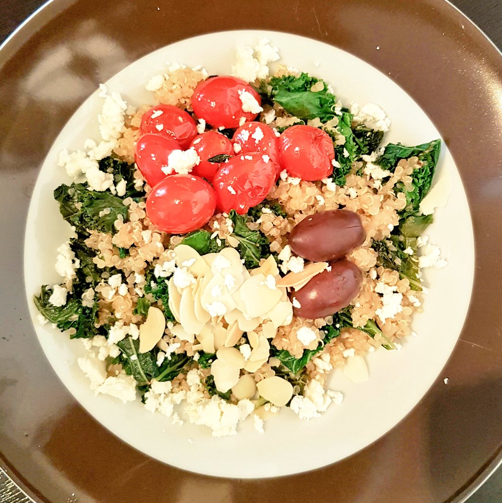 Loving my fixation with #powerbowl creations. It's perfect for lunch on-the-run. #KALEyeah #healthyreceipies #positiveaddiction #culinaryfun