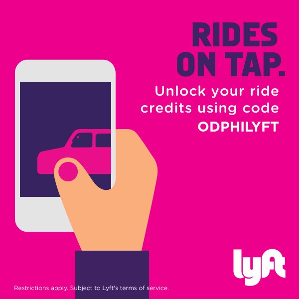 ODPhi's tweet photo. Spring Break is here! We, along with our partners at Lyft, want to make sure you get home safe. Use code ODPHILYFT and have a #SafeKnight https://t.co/Ycw4KObpTT