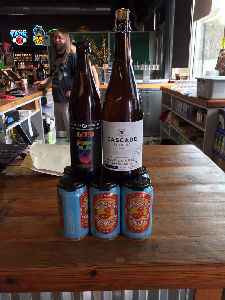 SamsBottleShop's tweet photo. Summer beers for better weather, and heavy hitters for right now, come on by and enjoy a pint while you shop! https://t.co/2LJPdJA3ZT