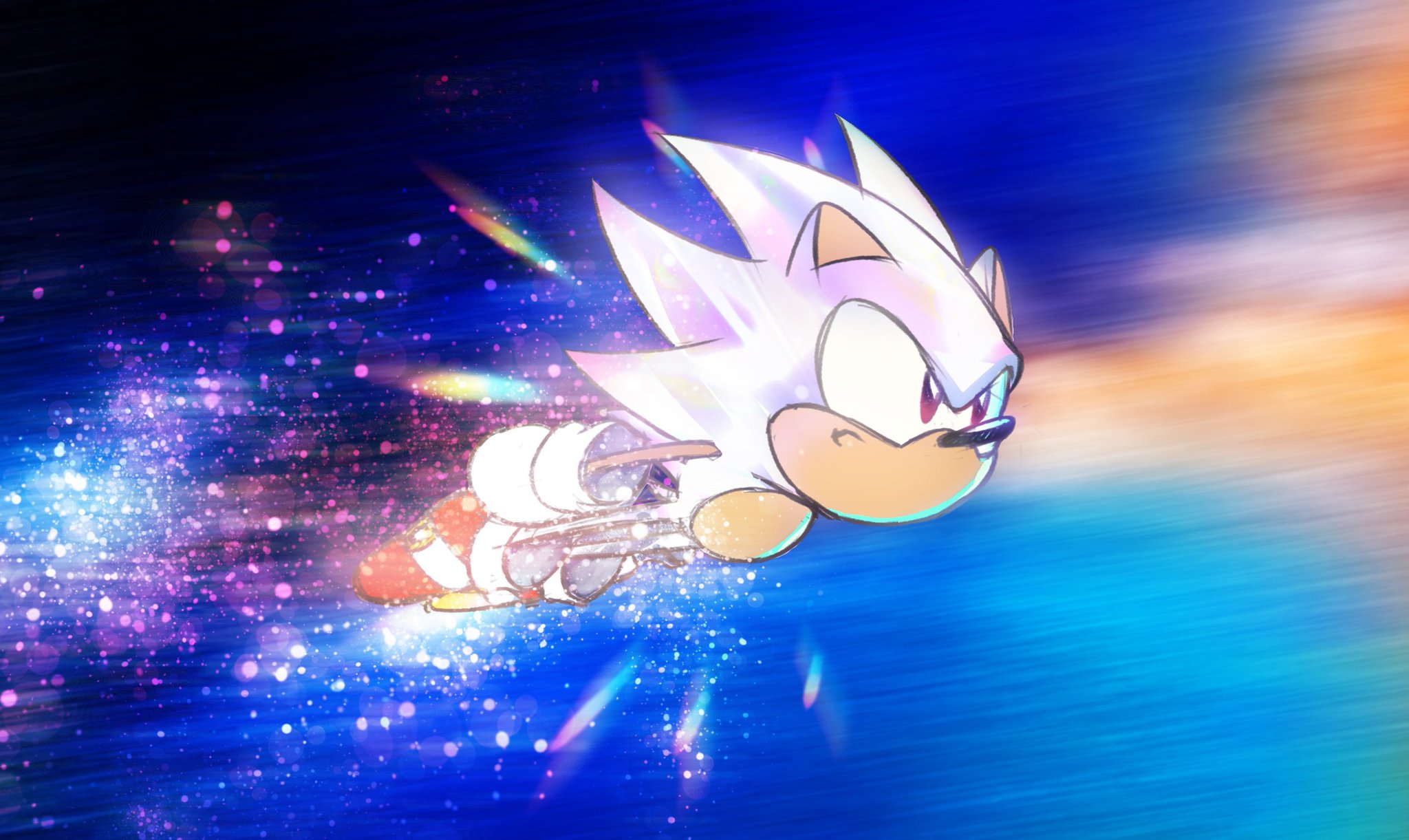 tripplejaz on Twitter: "Hyper Toei Sonic sketch. Tried to make Sonic