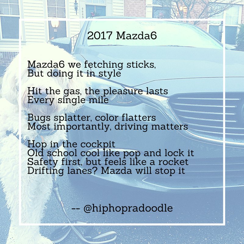 Some fresh rhymes about the Mazda6 for my friends at <a href="/MazdaUSA/">Mazda USA</a> | #drivemazda #drivingmatters <a href="/DriveShopUSA/">DriveShop</a>