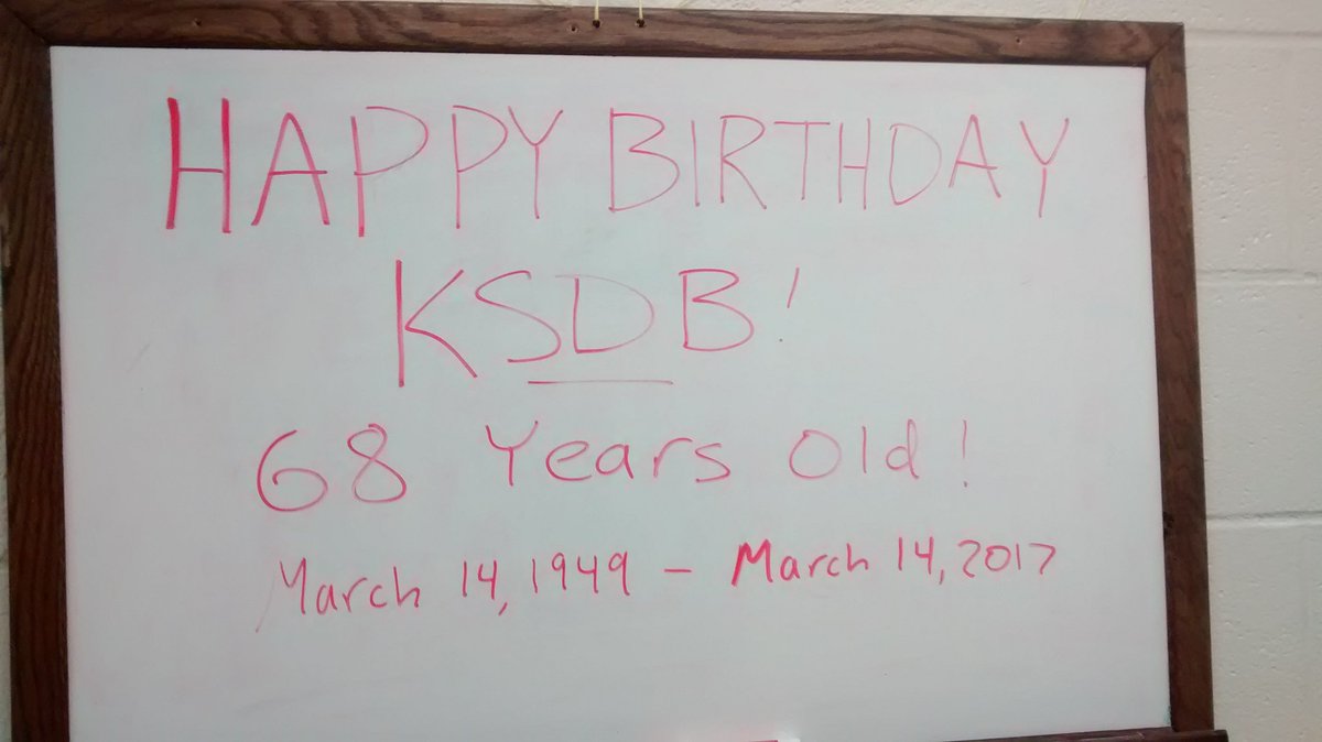BroadwayKSDB's tweet photo. Happy birthday to our dad, @KSDBFM! We love you! #SoundsOfBroadway #KSDBFM68 https://t.co/L2Wo2zoX8J