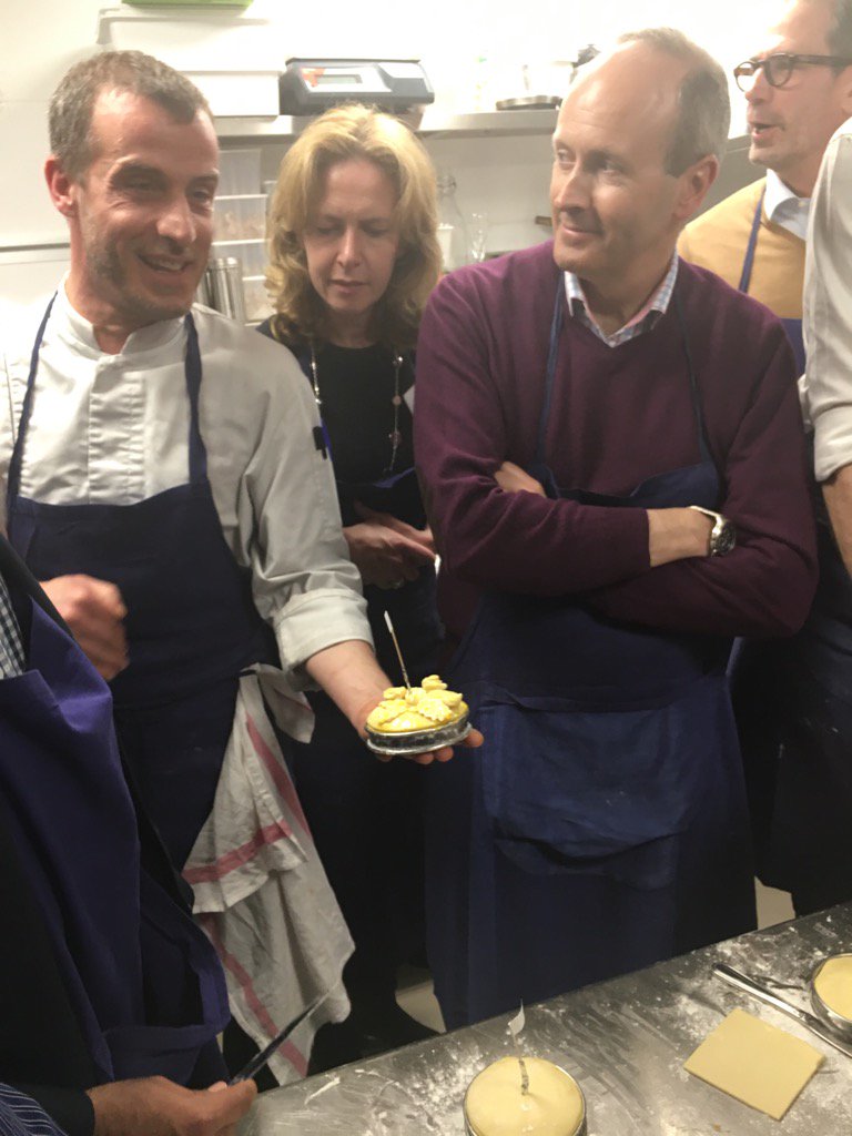 catherinemasset's tweet photo. Pie time with the French chef Cyril Boulet #17bas https://t.co/dUZXxr1Zxu