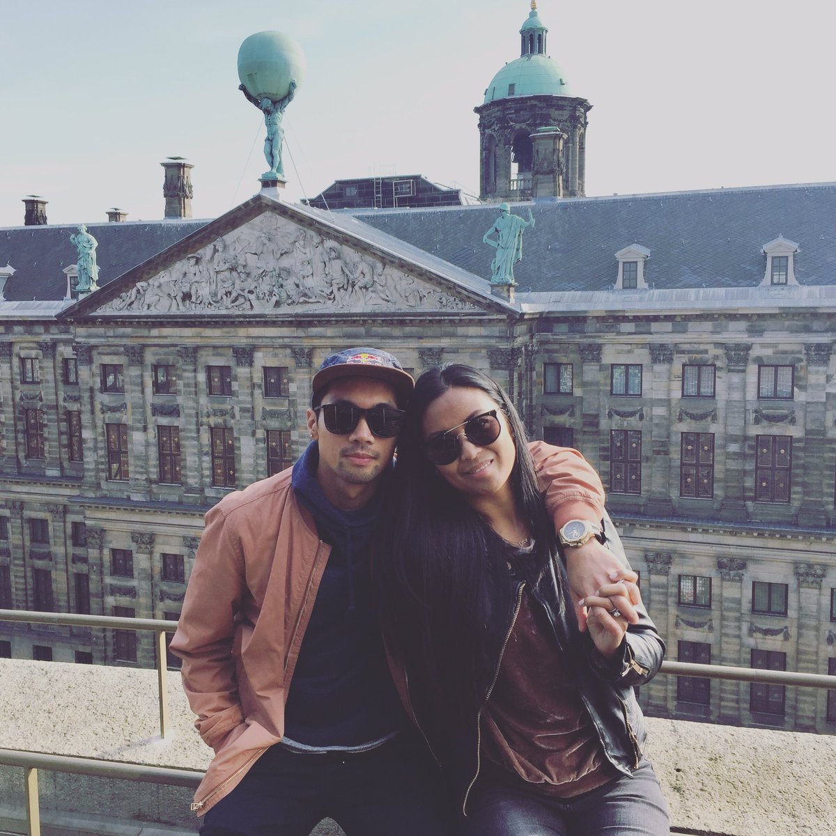 Ronnie_ff's tweet photo. Reunited with the wifey :) #adventuresofCnR #rulenumber #amsterdam #holland #netherlands https://t.co/p4g6kl8WUw