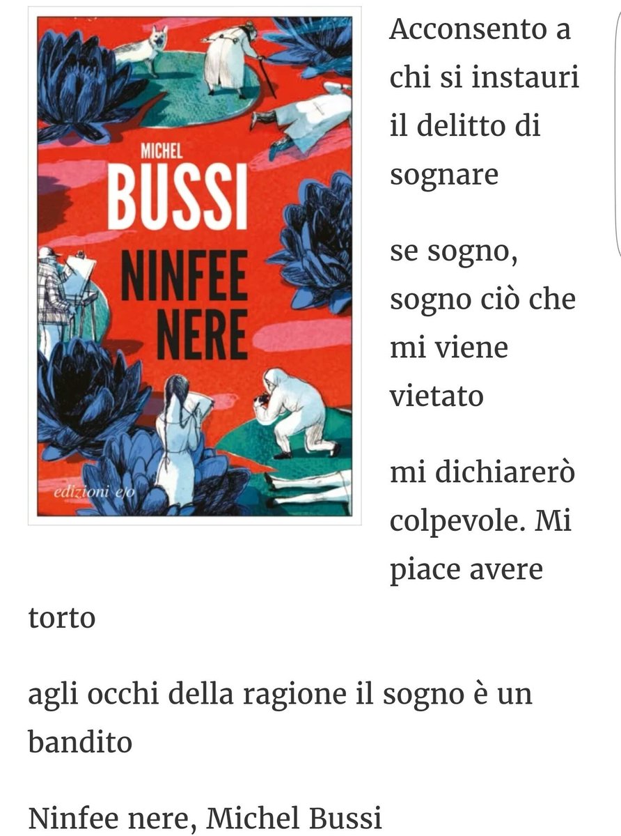 fra_cescola's tweet photo. "Acconsento a che si instauri il delitto di sognare" #ninfeenere https://t.co/Yl19g4gDDo