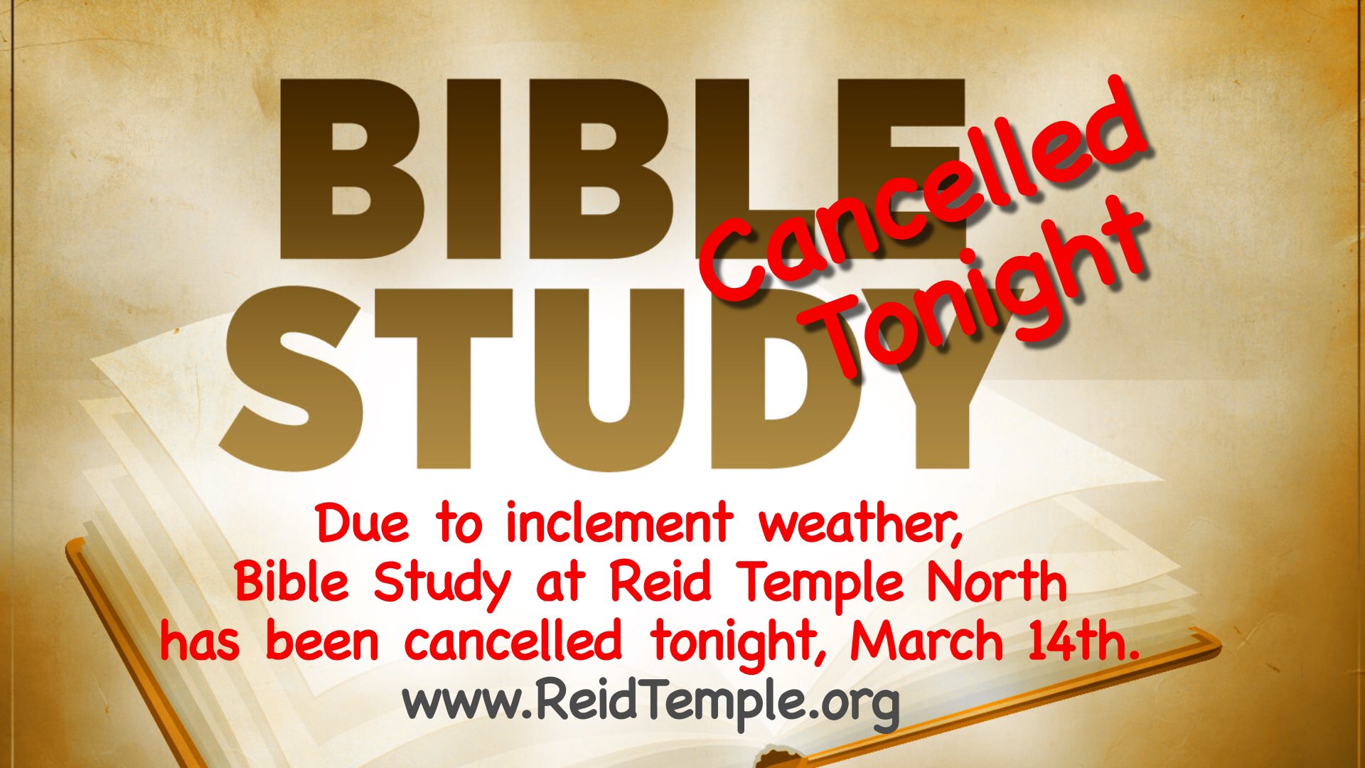 No Bible Study Tonight - Bible Study | Tonight at 7:30pm! (EST) - YouTube, Jun 20, 2021 · no bible study tonight.